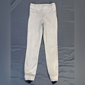 SPANX White Stretch Denim Jeans Women’s XS | High Rise Pull-On Jeggings